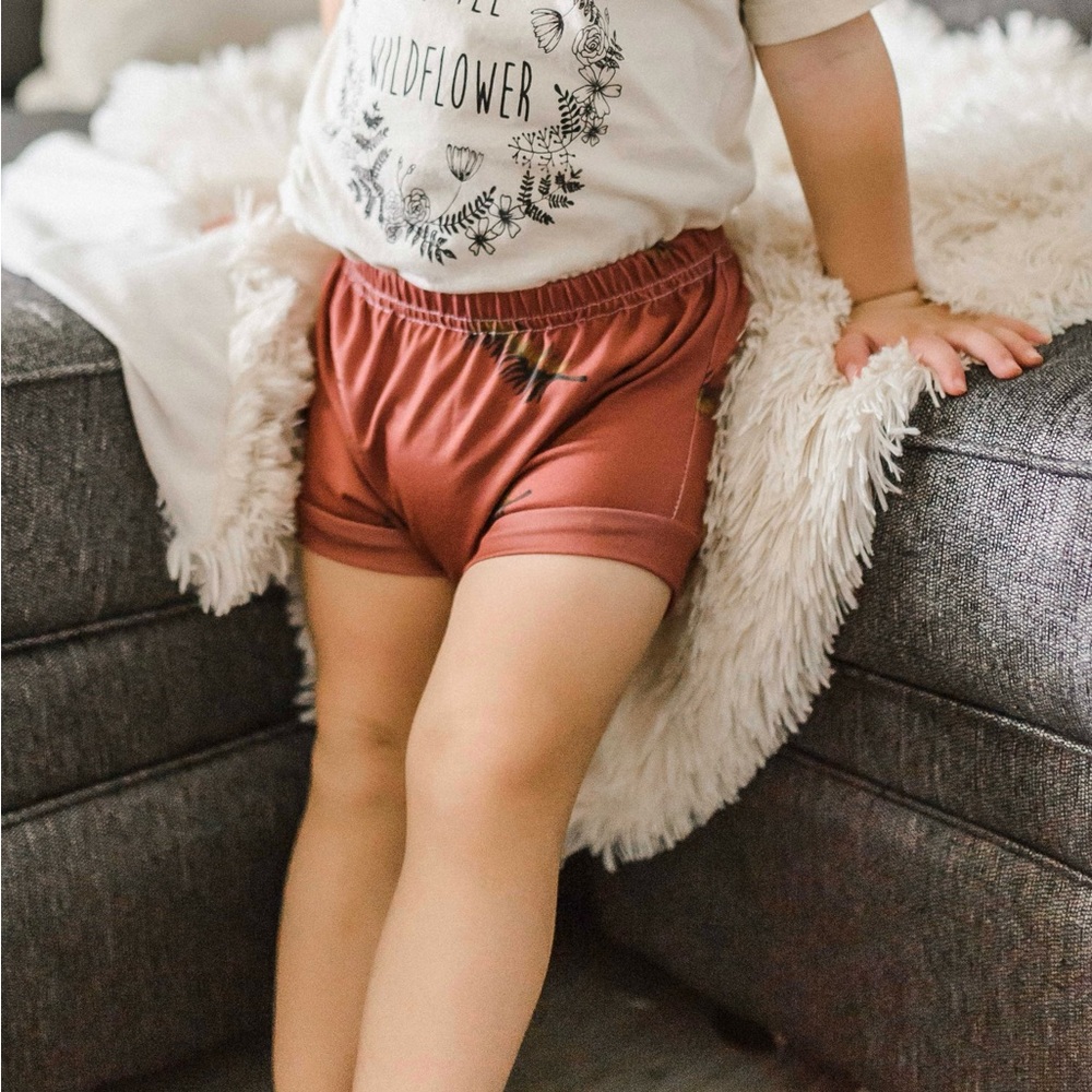 Leaf Pattern Shorts